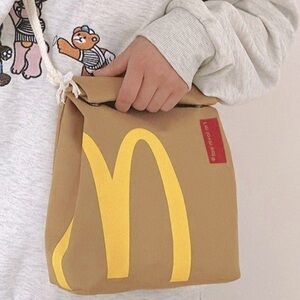 McDonald's Lightweight Canvas Crossbody Shoulder Bag NWOT​​